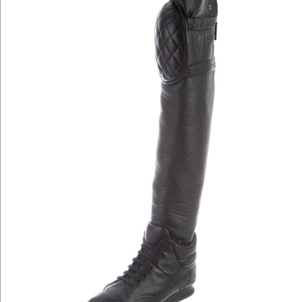 Chanel 2014 Runway Sneaker Boots - Picture 3 of 5